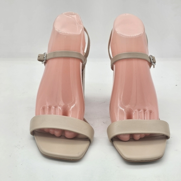 Vince Camuto Buff Baby Nendan Heeled Beige Sandals Size 9.5 - Picture 2 of 11